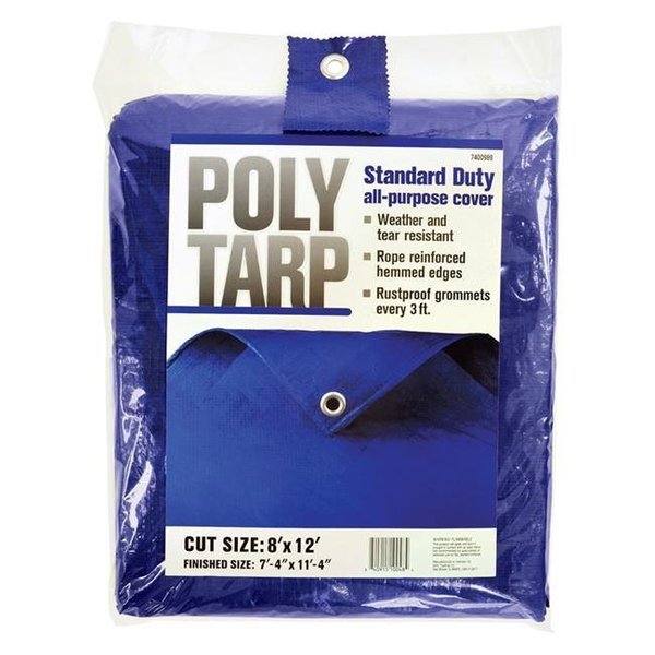 Projex Light Duty Tarp, Blue, Polyethylene 7400989